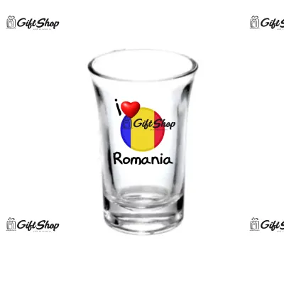 I love romania, set 6 pahare shout, model 28bs